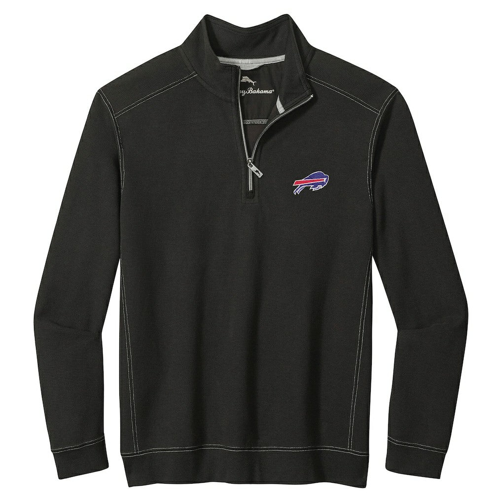 Buffalo Bills Big & Tall Montego Bay Half-Zip Pullover - Black online