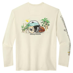 Cincinnati Bengals Oasis Endzone Lux Long Sleeve T-Shirt - Cream cheap