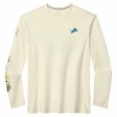 Detroit Lions Oasis Endzone Lux Long Sleeve T-Shirt - Cream online