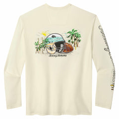 Detroit Lions Oasis Endzone Lux Long Sleeve T-Shirt - Cream online