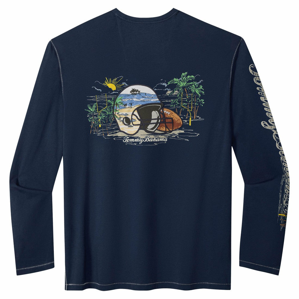 Houston Texans Oasis Endzone Lux Long Sleeve T-Shirt - Navy discount
