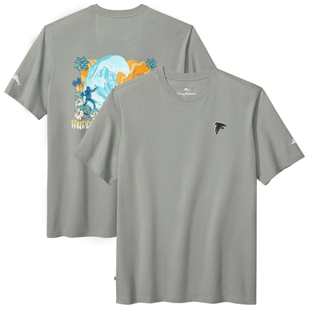 Atlanta Falcons Huddle & Hang Tens T-Shirt - Gray for sale