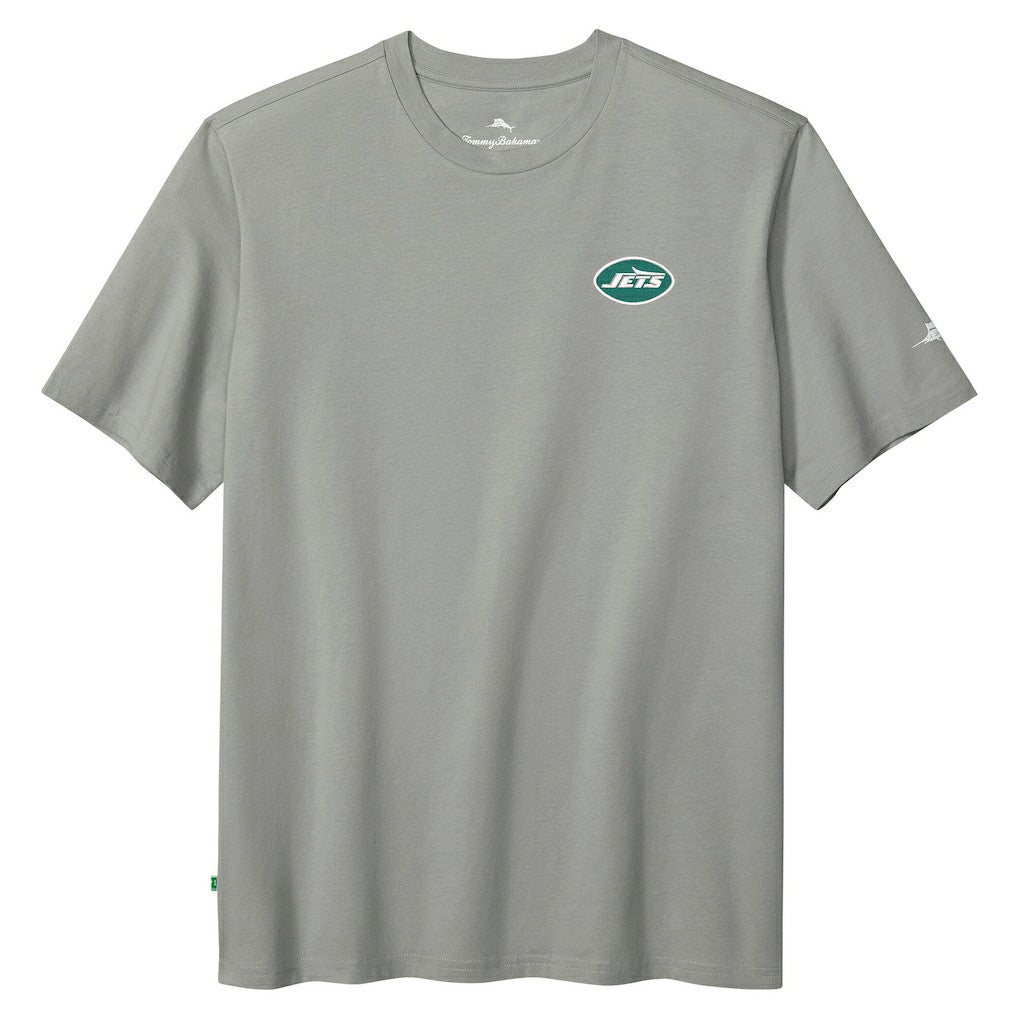 New York Jets Huddle & Hang Tens T-Shirt - Gray for sale
