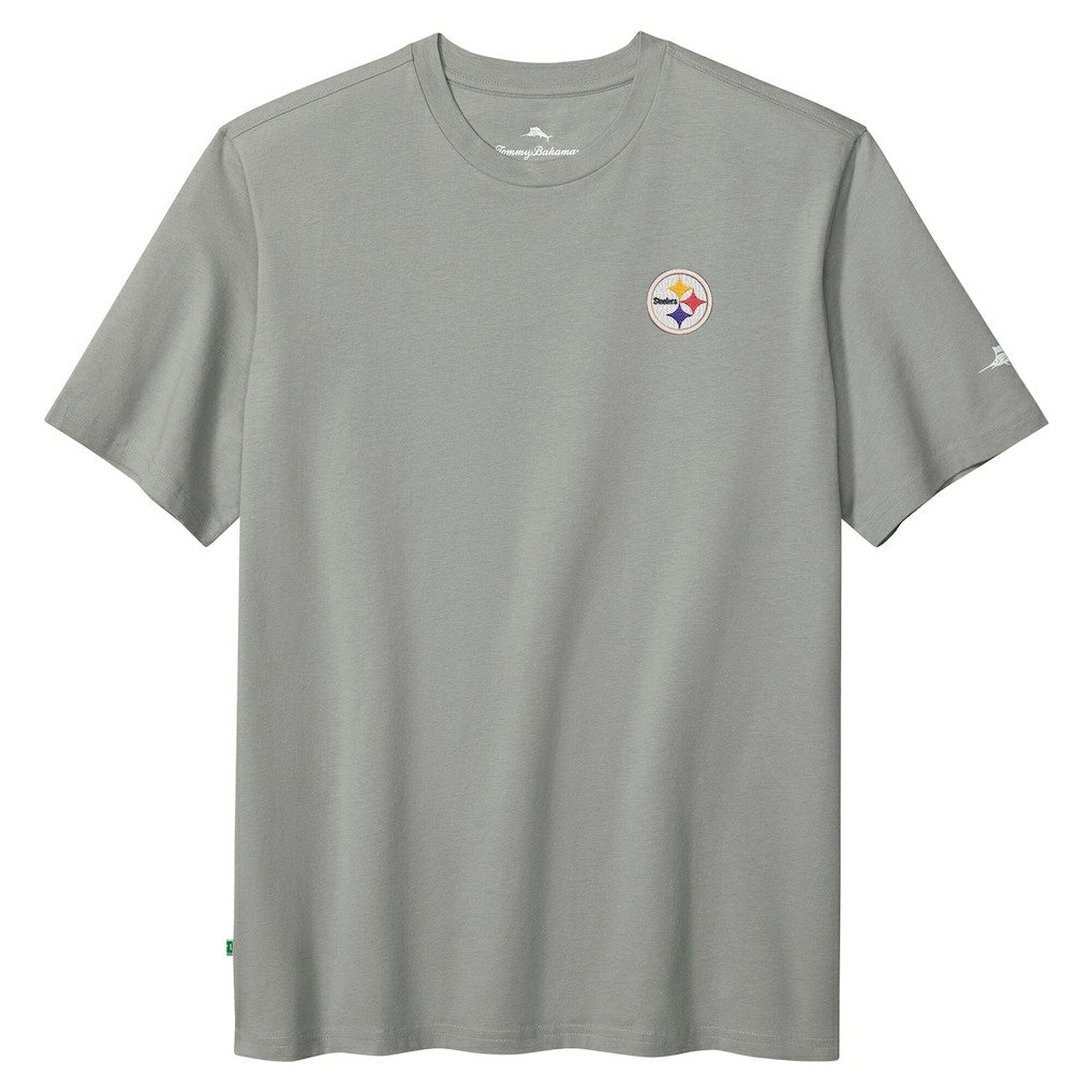Pittsburgh Steelers Huddle & Hang Tens T-Shirt - Gray cheap