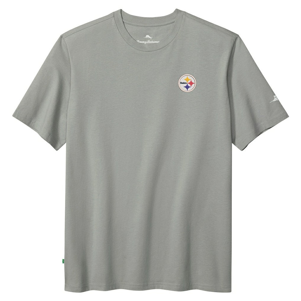 Pittsburgh Steelers Huddle & Hang Tens T-Shirt - Gray cheap