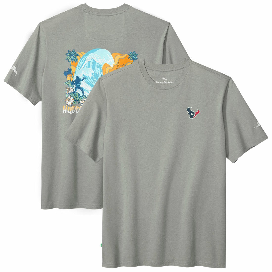 Houston Texans Huddle & Hang Tens T-Shirt - Gray sale