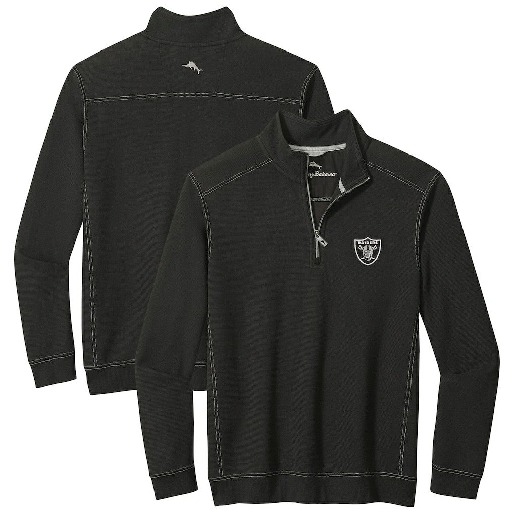 Las Vegas Raiders Sport Tobago Half-Zip Pullover - Black discount