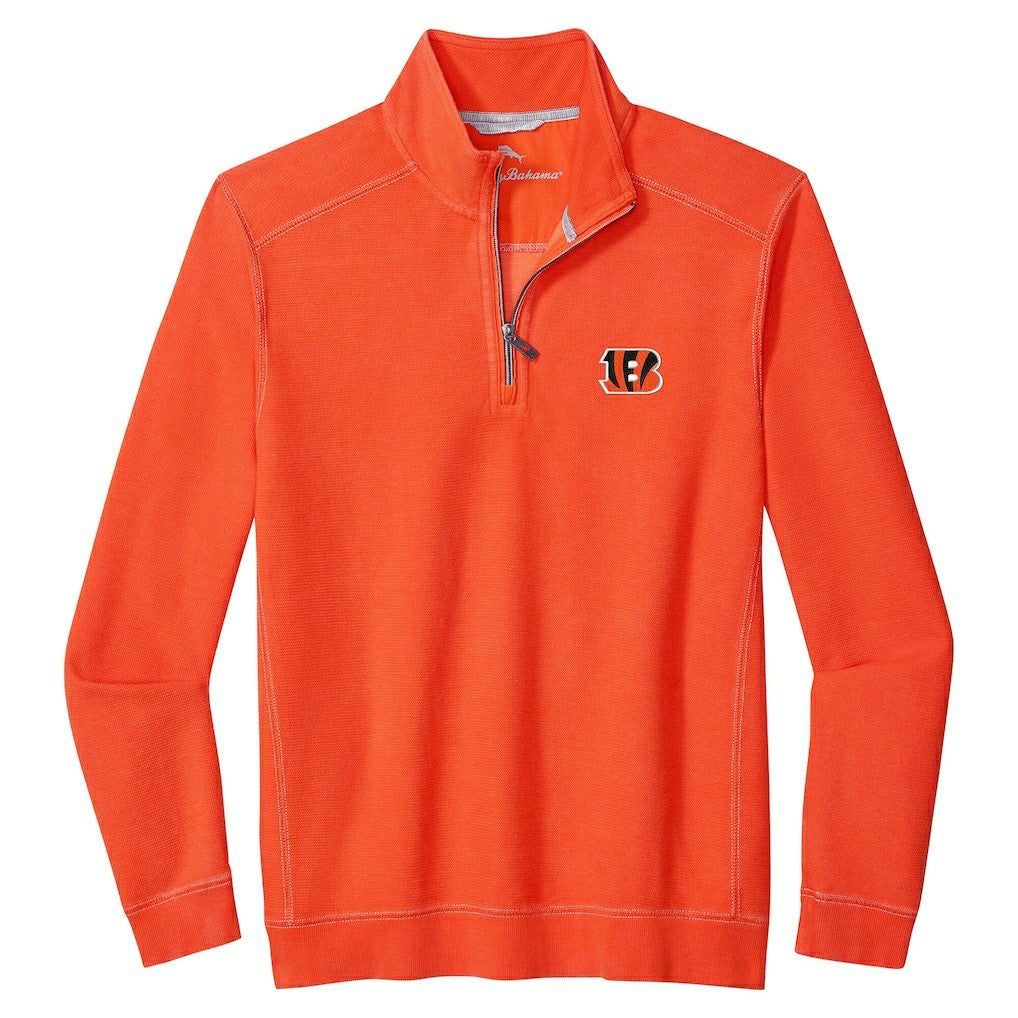Cincinnati Bengals Sport Tobago Half-Zip Pullover - Orange online