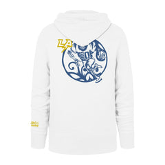 Los Angeles Chargers '47 La Familia Headline Pullover Hoodie - White on sale