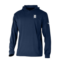 Detroit Tigers Long Drive Pullover Hoodie - Navy | Columbia