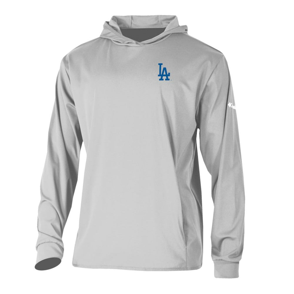 Los Angeles Dodgers Long Drive Pullover Hoodie - Gray | Columbia