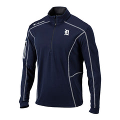 Detroit Tigers Omni-Wick Shotgun Quarter-Zip Pullover - Navy | Columbia