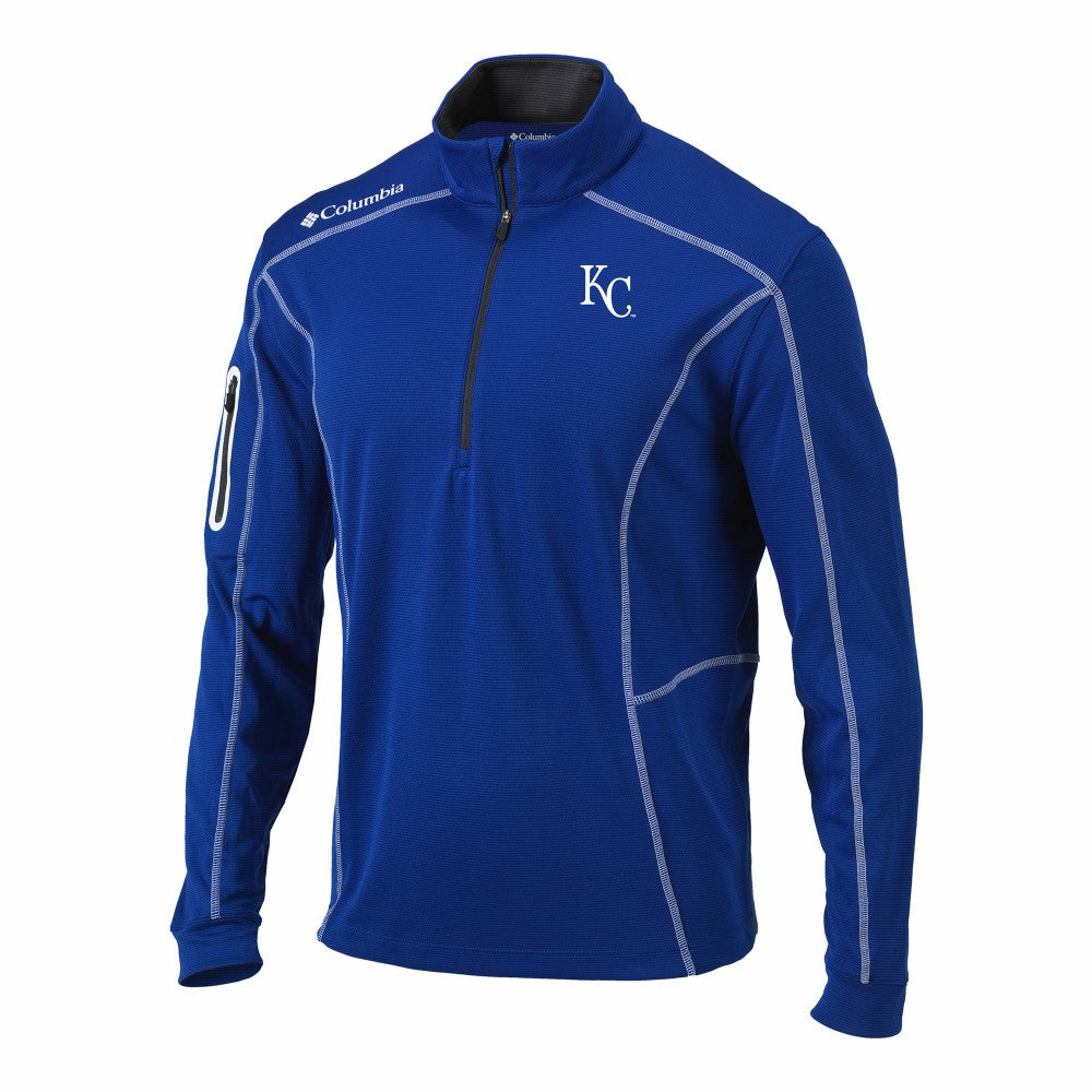 Kansas City Royals Omni-Wick Shotgun Quarter-Zip Pullover - Royal | Columbia