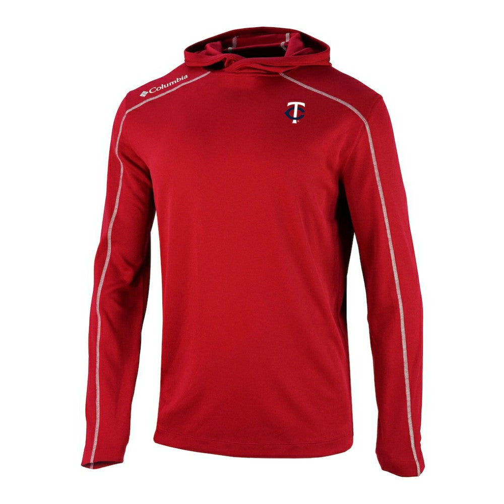 Minnesota Twins Omni-Wick Shotgun Pullover Hoodie - Red | Columbia