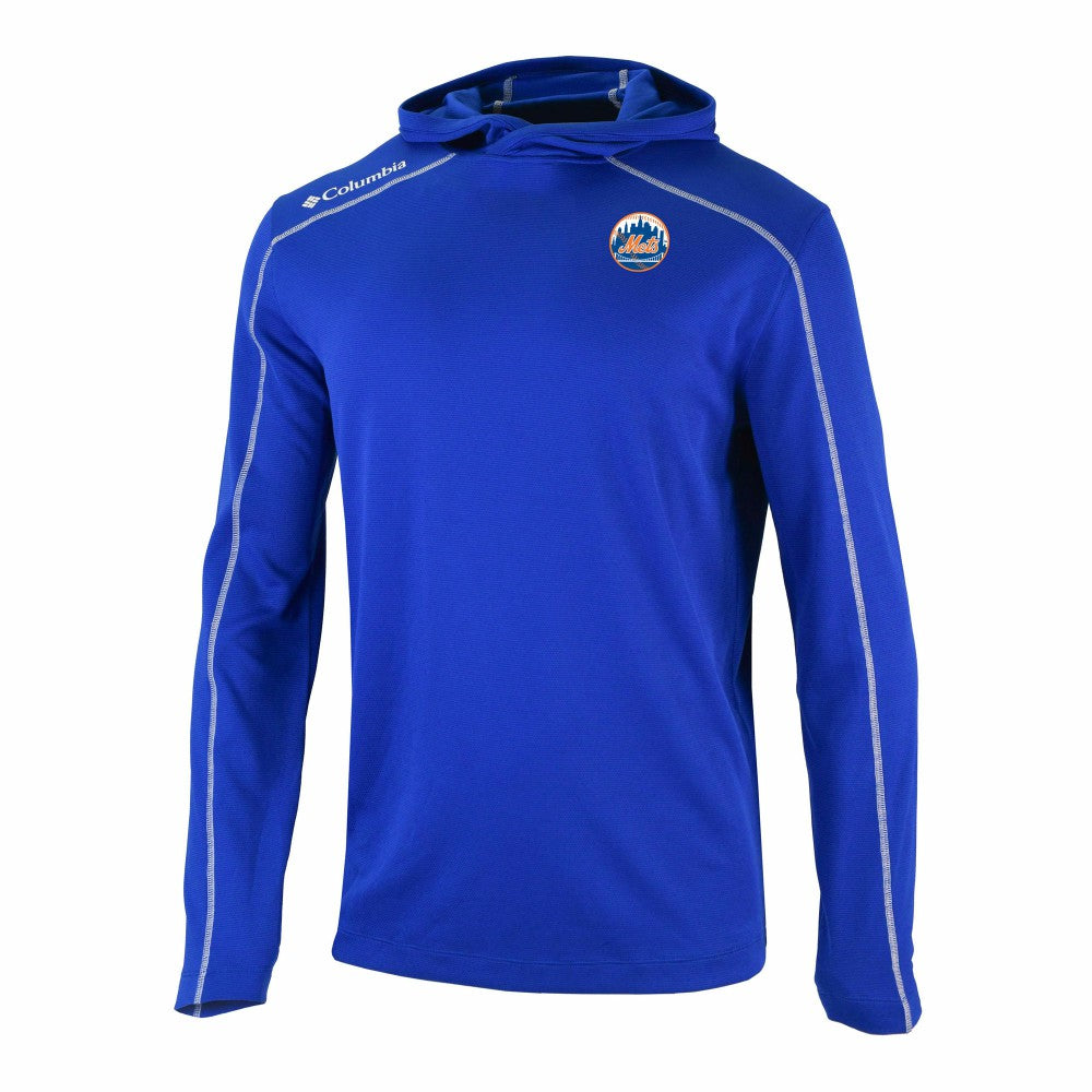 New York Mets Omni-Wick Shotgun Pullover Hoodie - Royal | Columbia