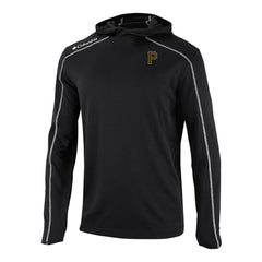 Pittsburgh Pirates Omni-Wick Shotgun Pullover Hoodie - Black | Columbia