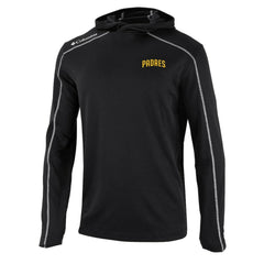 San Diego Padres Omni-Wick Shotgun Pullover Hoodie - Black | Columbia