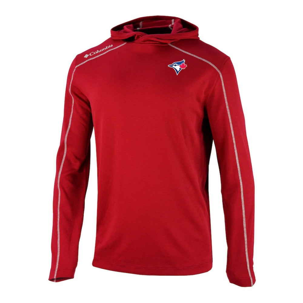 Toronto Blue Jays Omni-Wick Shotgun Pullover Hoodie - Red | Columbia
