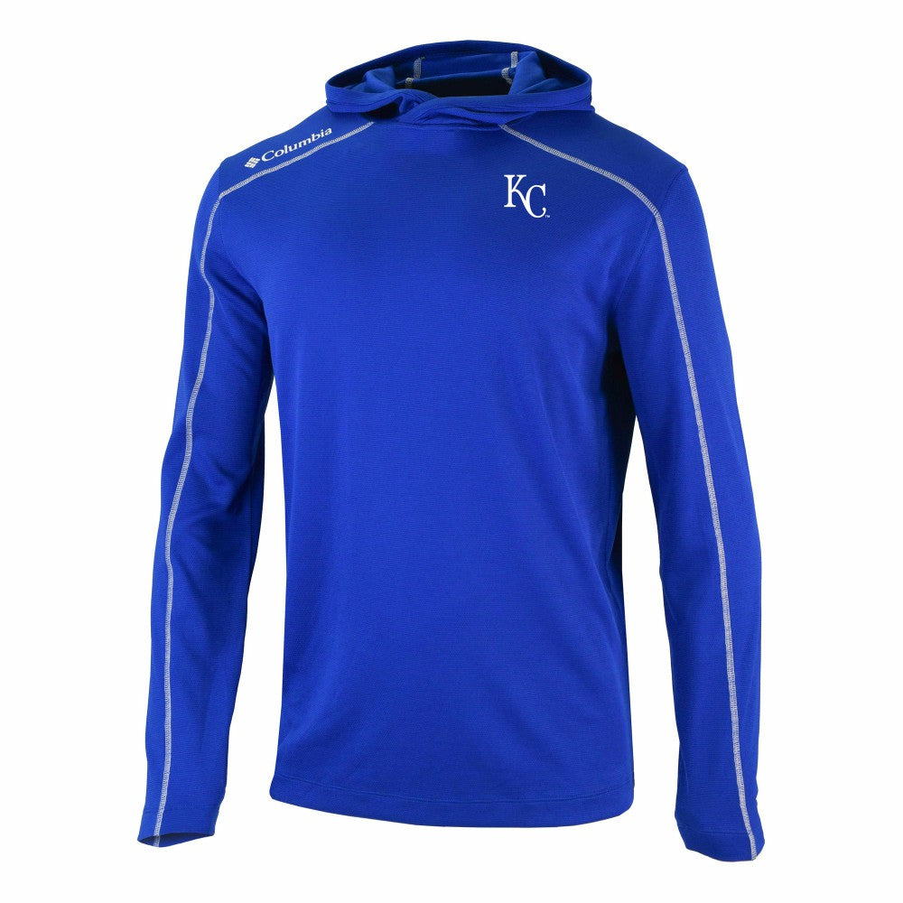 Kansas City Royals Omni-Wick Shotgun Pullover Hoodie - Royal | Columbia