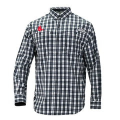 Boston Red Sox Super Tamiami Omni-Shade Long Sleeve Button-Down Shirt - Navy | Columbia