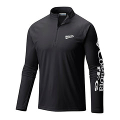 Chicago White Sox Terminal Tackle Omni-Wick Raglan Quarter-Zip Pullover - Black | Columbia