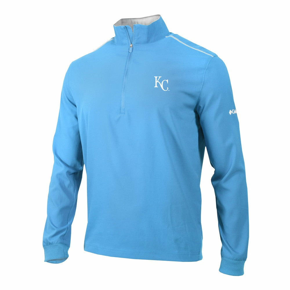 Kansas City Royals Omni-Wick Bogey's Paradise Quarter-Zip Pullover - Light Blue | Columbia