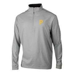 Pittsburgh Pirates Omni-Wick Bogey's Paradise Quarter-Zip Pullover - Gray | Columbia