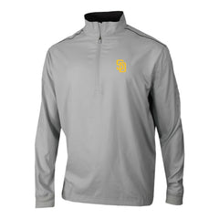 San Diego Padres Omni-Wick Bogey's Paradise Quarter-Zip Pullover - Gray | Columbia