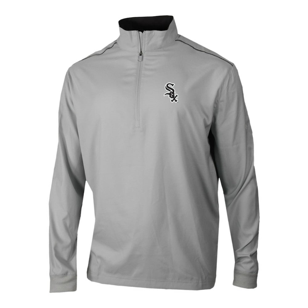 Chicago White Sox Omni-Wick Bogey's Paradise Quarter-Zip Pullover - Gray | Columbia