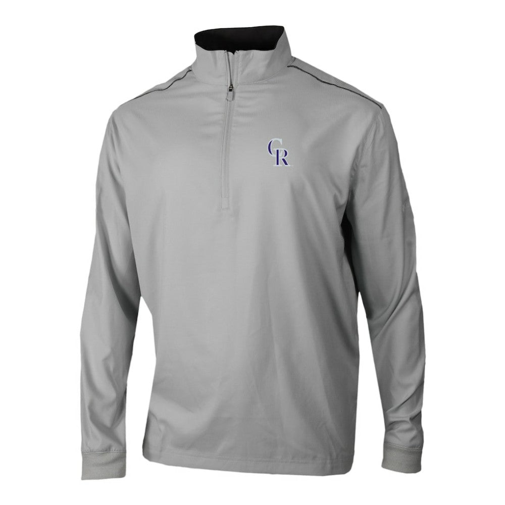 Colorado Rockies Omni-Wick Bogey's Paradise Quarter-Zip Pullover - Gray | Columbia