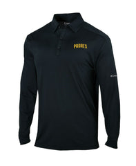 San Diego Padres Omni-Wick Pin High Long Sleeve Polo - Black | Columbia