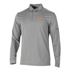 San Francisco Giants Omni-Wick Pin High Long Sleeve Polo - Gray | Columbia