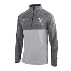 Athletics Omni-Wick Raglan Rockin' It Quarter-Zip Pullover - Gray | Columbia