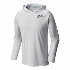 New York Mets Terminal Tackle Omni-Shade Pullover Hoodie - White | Columbia