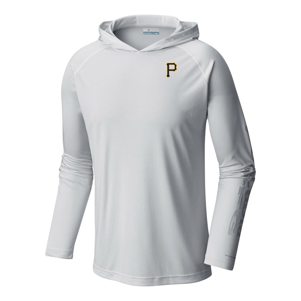 Pittsburgh Pirates Terminal Tackle Omni-Shade Pullover Hoodie - Gray | Columbia