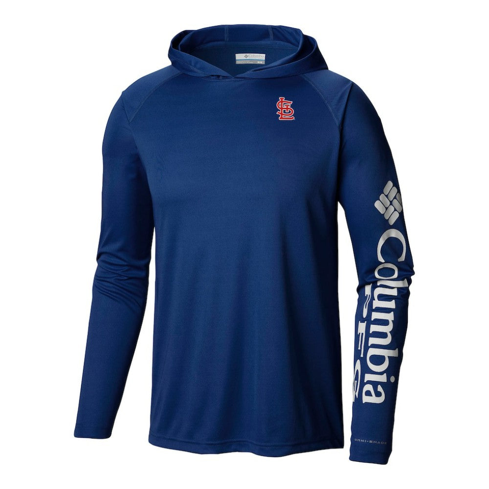St. Louis Cardinals Terminal Tackle Omni-Shade Pullover Hoodie - Navy | Columbia