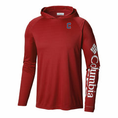 Cleveland Guardians Terminal Tackle Omni-Shade Pullover Hoodie - Red | Columbia