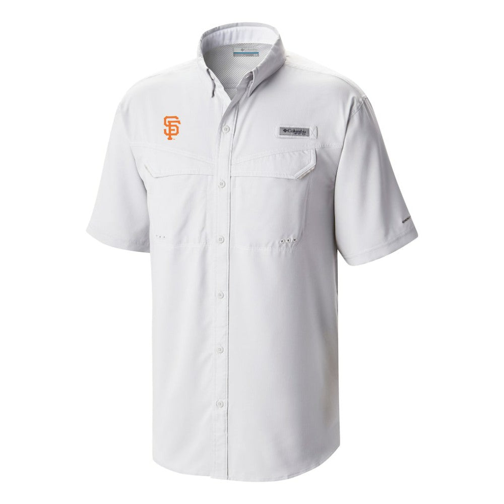 San Francisco Giants Omni-Wick Low Drag Offshore Button-Up Shirt - White | Columbia