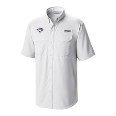 Toronto Blue Jays Omni-Wick Low Drag Offshore Button-Up Shirt - White | Columbia