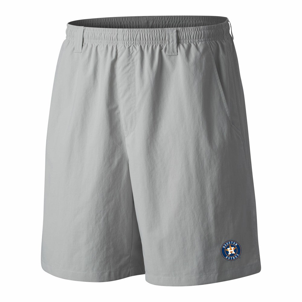 Houston Astros PFG Backcast III Water Shorts - Gray | Columbia