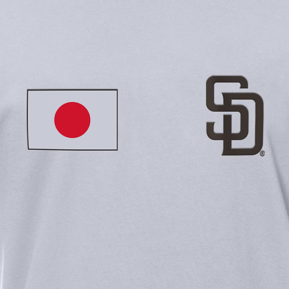 San Diego Padres Japanese Flag T-Shirt - White | New Era
