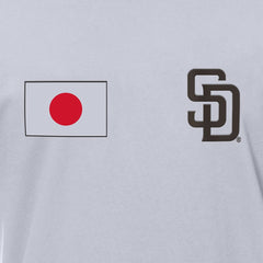 San Diego Padres Japanese Flag T-Shirt - White | New Era