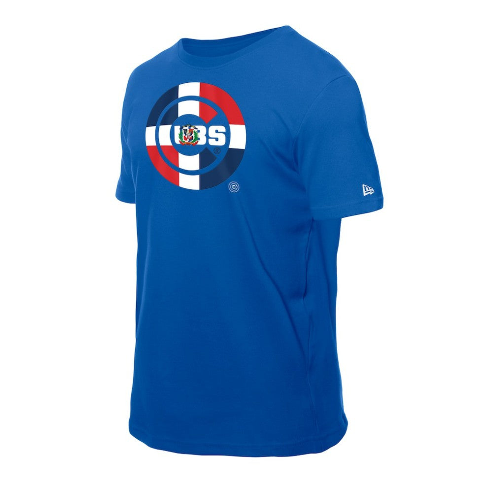 Chicago Cubs Dominican Republic Flag Logo T-Shirt - Royal | New Era