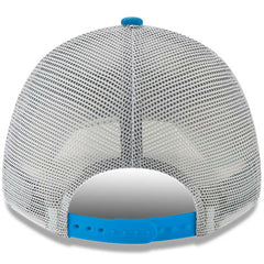 Los Angeles Chargers New Era Charger Power A-Frame 9FORTY Trucker Adjustable Hat - Powder Blue for sale