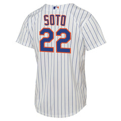 Juan Soto New York Mets Youth Home Replica Jersey - White | Nike