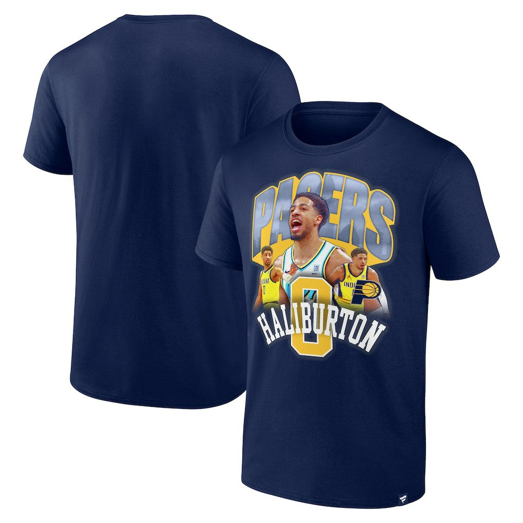 Tyrese Haliburton Indiana Pacers Notorious 4.0 T-Shirt - Navy | Fanatics shop