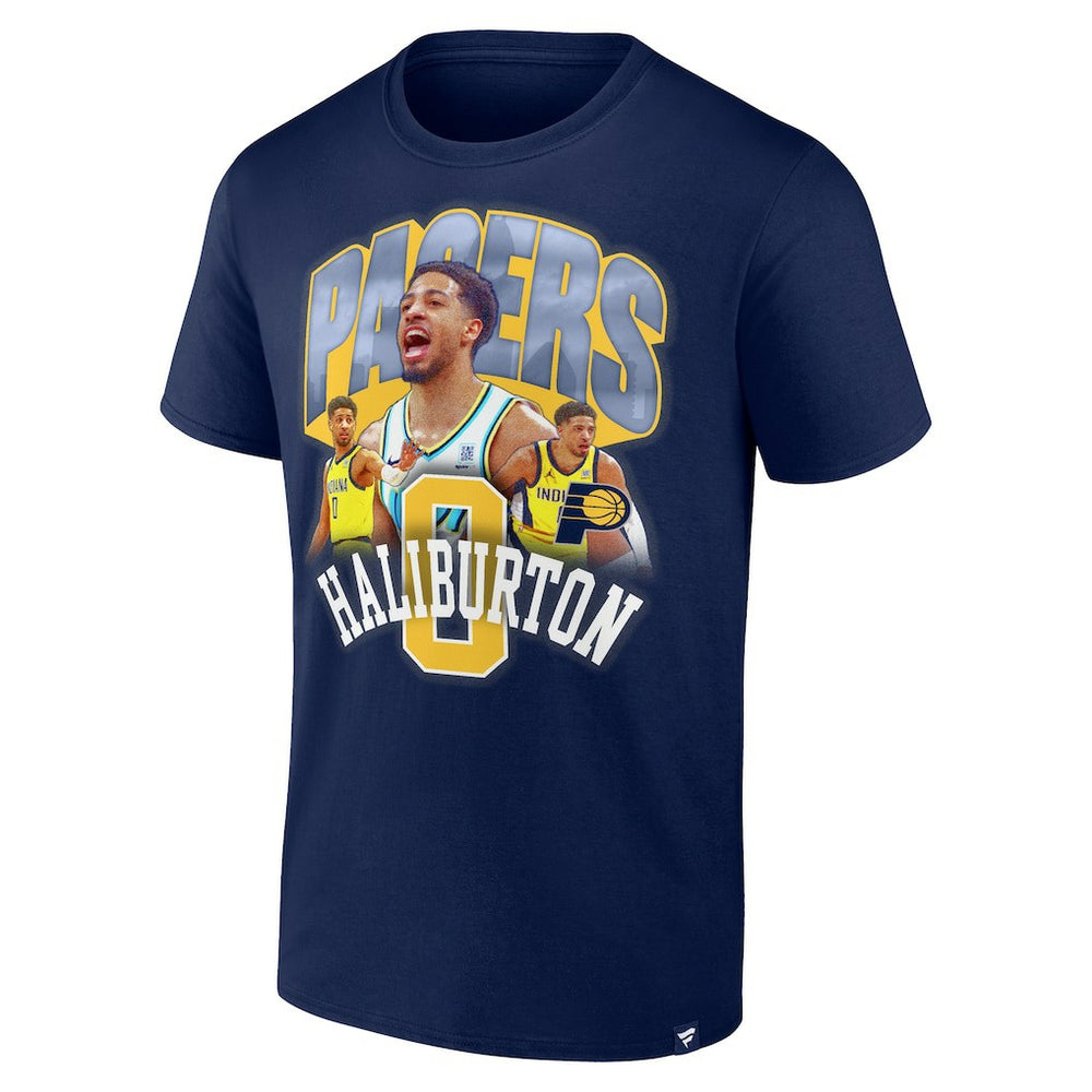Tyrese Haliburton Indiana Pacers Notorious 4.0 T-Shirt - Navy | Fanatics shop