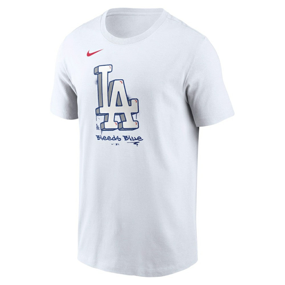 Los Angeles Dodgers Local Hometown T-Shirt - White | Nike