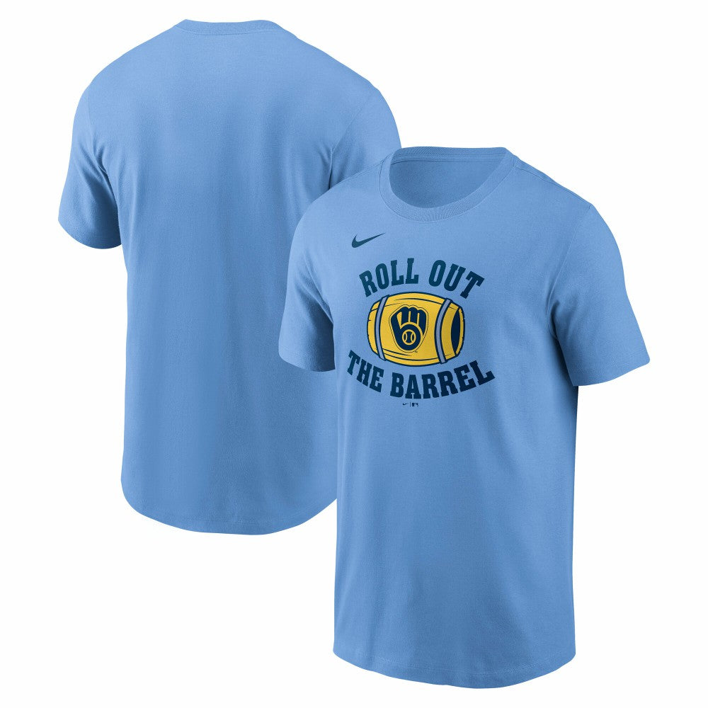Milwaukee Brewers Local Hometown T-Shirt - Light Blue | Nike