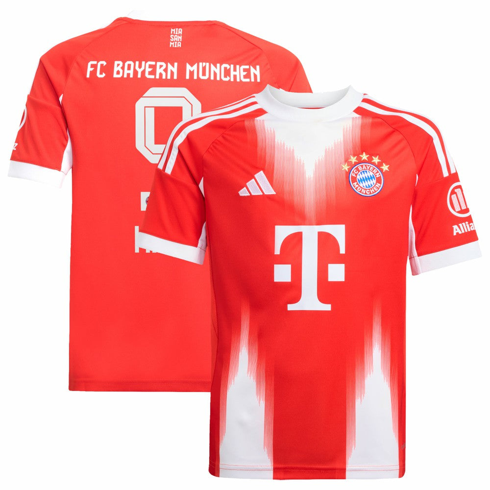 Harry Kane Bayern Munich Youth 2025/26 Home Replica Jersey - Red | Adidas cheap